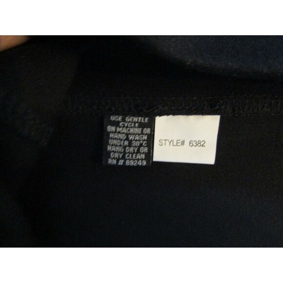 Lynn Ritchie Pencil Skirt NWT Silver Form Fitting Black Womens Size M - Picture 5 of 5